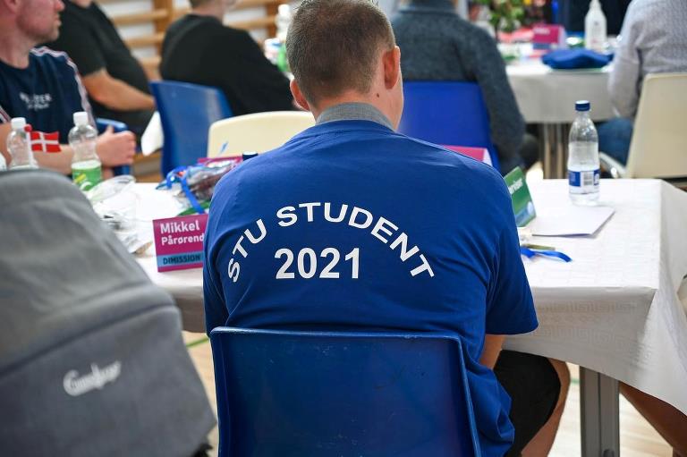 STU student 2021 set fra ryggen